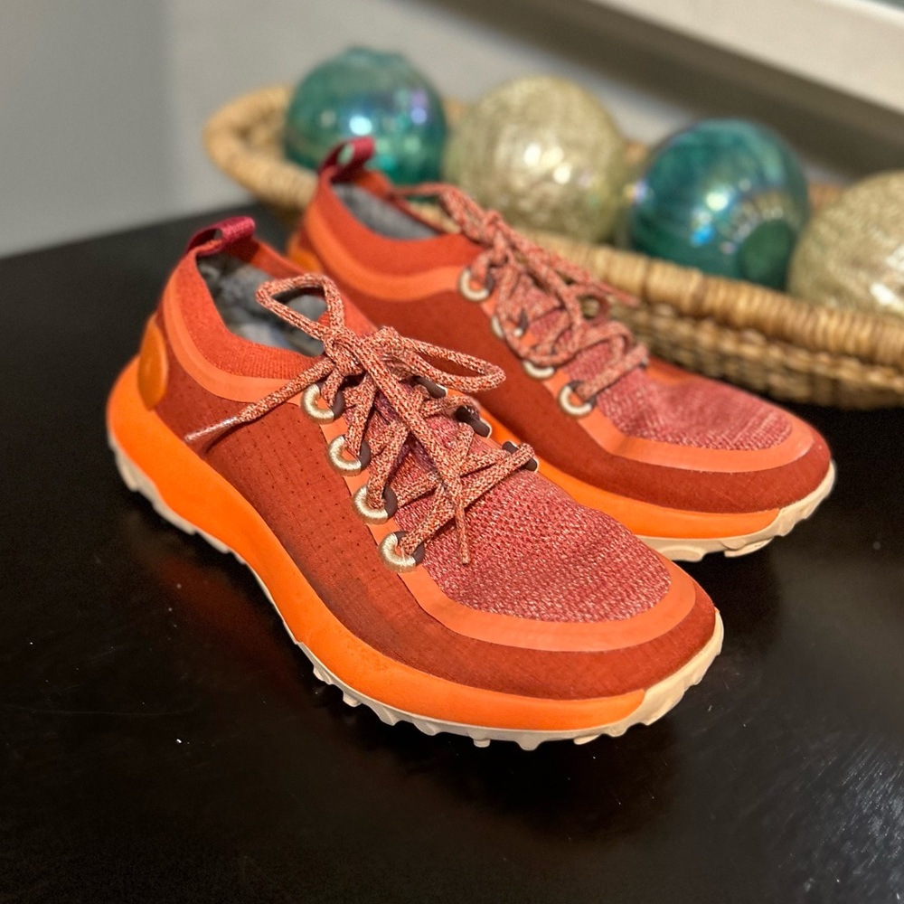 Allbirds Trailrunner SWT Diablo Orange Cream Sneakers Size 8.5 - Picture 2 of 12